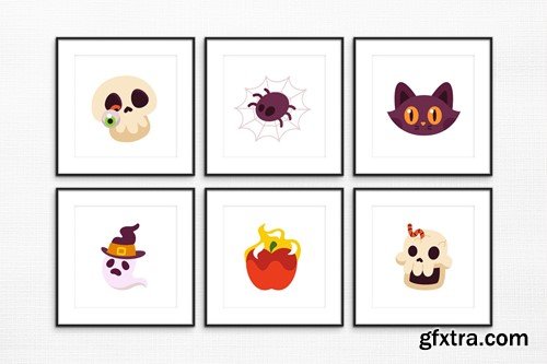 Halloween Illustration Set 6QNB3Z3