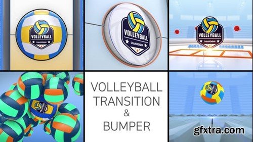 Videohive Volleyball Logo Transition & Bumper 48021862