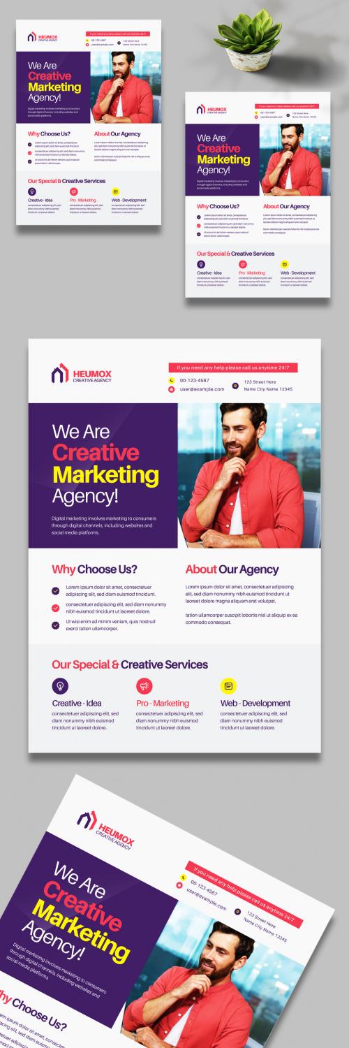 Marketing Flyer Design Template 644914082