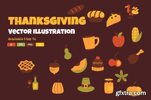 Thanksgiving Illustration 5279PRT