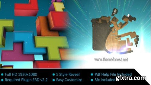 Videohive Block Puzzle Logo 21357867