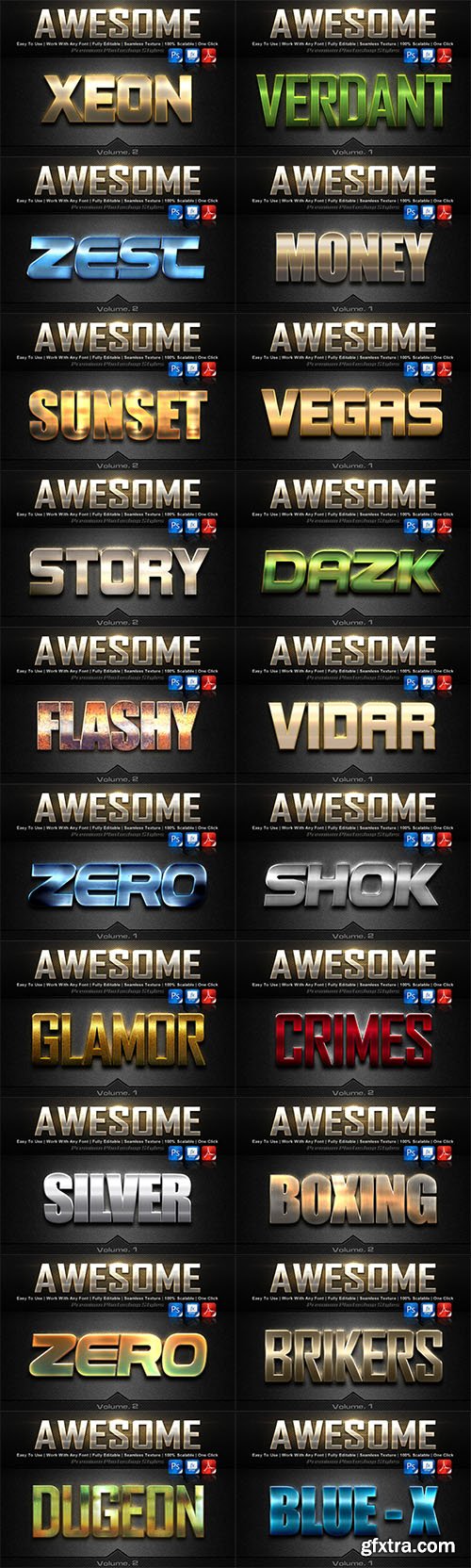 Text Effect Styles Bundle