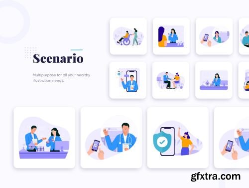 Healthisthic - Healthcare Illustration Ui8.net