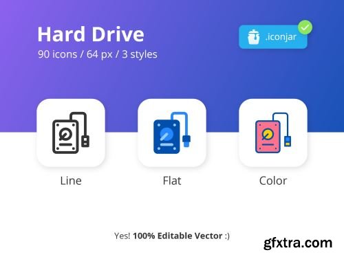 Hard Drive Icon Set Ui8.net