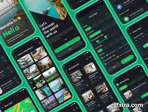 Helia - Hotel Booking App UI Kit Ui8.net