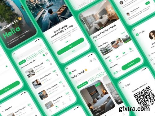 Helia - Hotel Booking App UI Kit Ui8.net