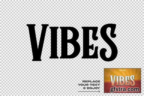 Vintage Vibes Grunge Textured Text Effect 4PKJMEB