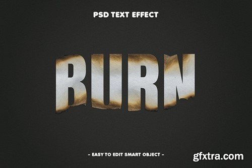 Burn Grunge Textured Text Effect 3L4NA63