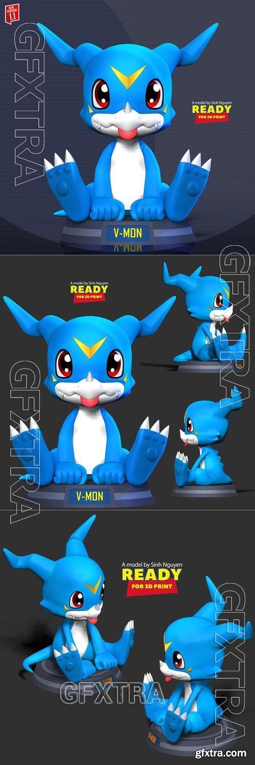 Veemon - Digimon Adventure &ndash; 3D Print Model