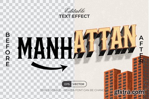 Vintage Editable Text Effect Style E4SEV6X