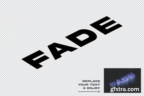 Fade Grunge Textured Text Effect 2U4TRZ9