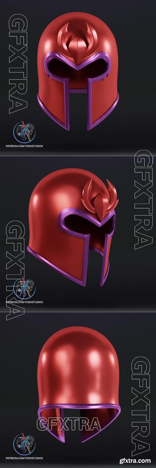 Comic Magneto Helmet &ndash; 3D Print Model