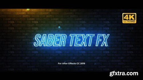 Videohive Saber - Text Effects 27469607