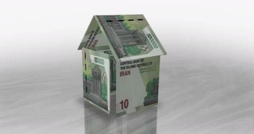 Videohive - Iranian Rial 100000 IRR money banknotes paper house on the table - 48109366 - 48109366