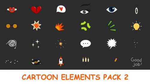 Videohive - Cartoon Elements Pack 2 - 48109712 - 48109712
