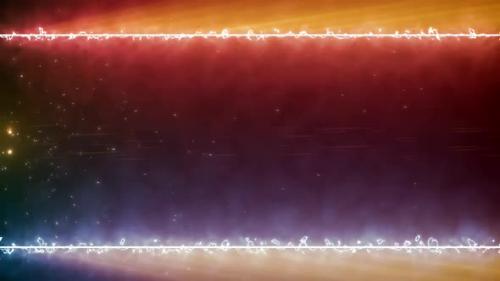 Videohive - Glowing Frame Borders And Fire Sparkles Animation - 48110135 - 48110135