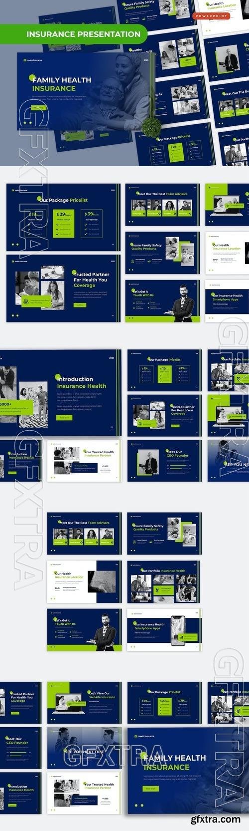 Health Insurance Powerpoint Template WKKCUDY