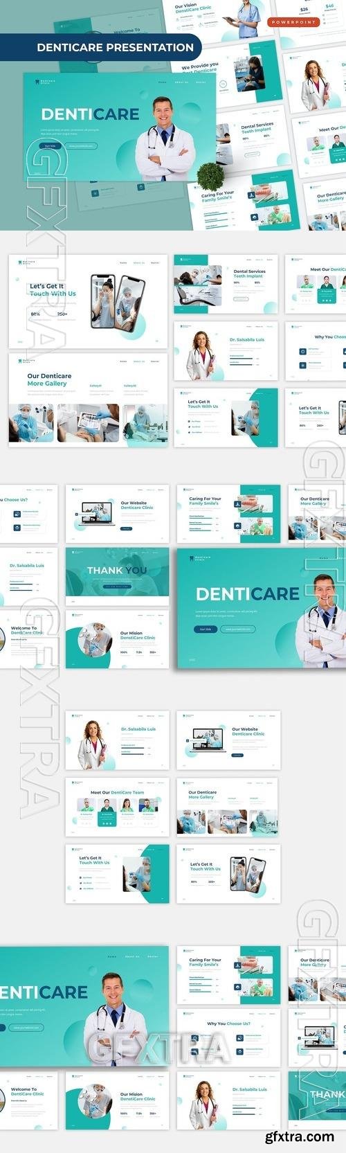 Denticare Powerpoint Template T2X5LQM