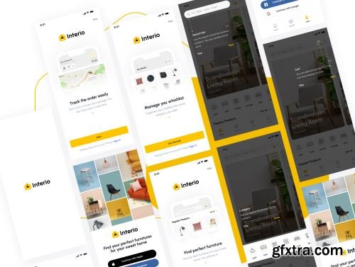 Interio Ecommerce Furniture App Ui8.net