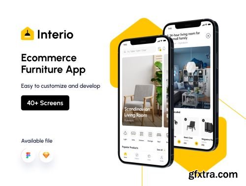 Interio Ecommerce Furniture App Ui8.net