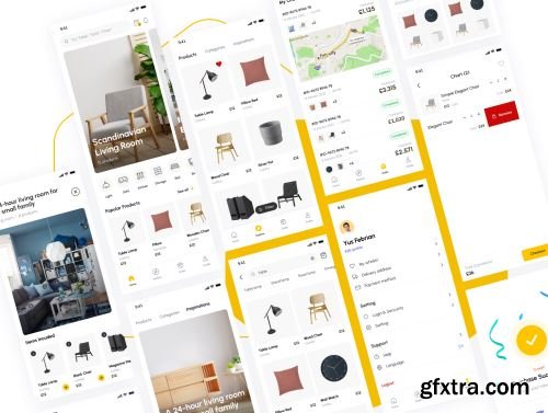 Interio Ecommerce Furniture App Ui8.net