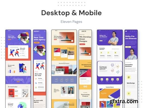 ELEVEN - Responsive Landing Pages Ui8.net