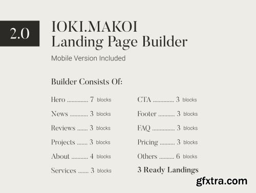 IOKI.MAKOI - Landing Page Builder 2.0 Ui8.net