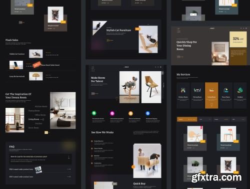 Intirior Architecture web ui kit Ui8.net