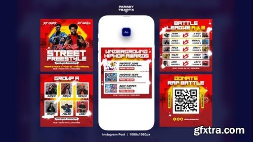 Videohive Rap Battle Instagram Post 48474843