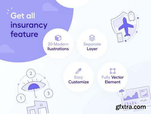 Insurancy - Insurance Illustration Set Ui8.net