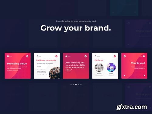 Instart | Instagram & Social Media Kit Ui8.net