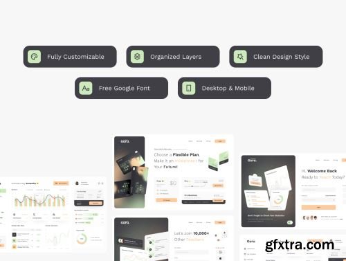 Guru - Teacher Dashboard UI KIT Ui8.net