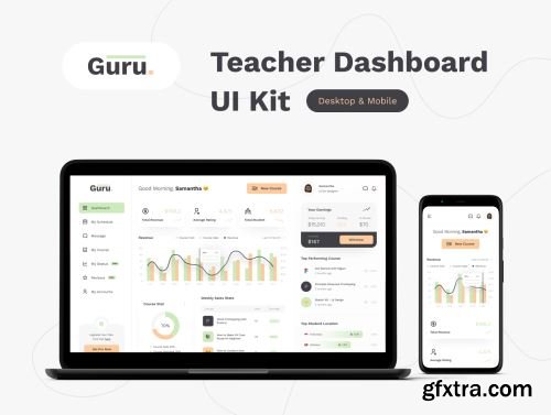 Guru - Teacher Dashboard UI KIT Ui8.net