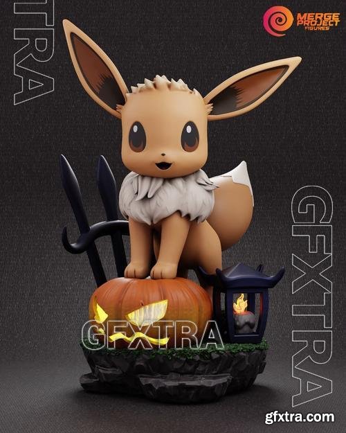 Eevee Halloween &ndash; 3D Print Model