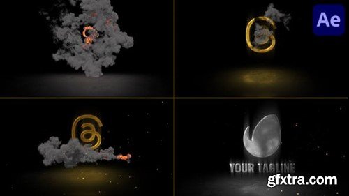 Videohive Fire and Smoke Logo Reveal for After Effects 48472622