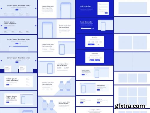 heywires - Adobe XD Wireframe Kit Ui8.net