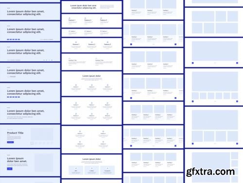 heywires - Adobe XD Wireframe Kit Ui8.net