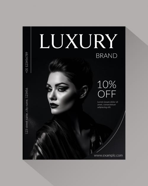 Black and White Luxury Brand Poster 644622992