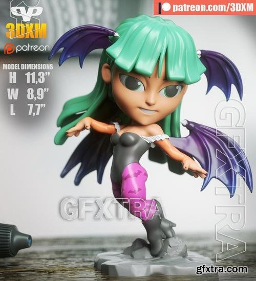 Morrigan Chibi &ndash; 3D Print Model