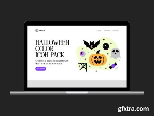 Halloween Color Icon Pack Ui8.net