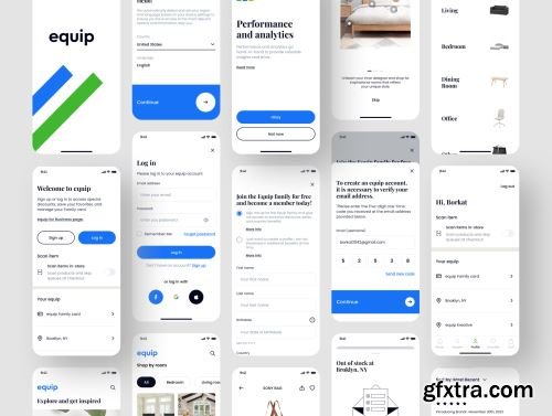 Equip App Ui Kit Design Ui8.net