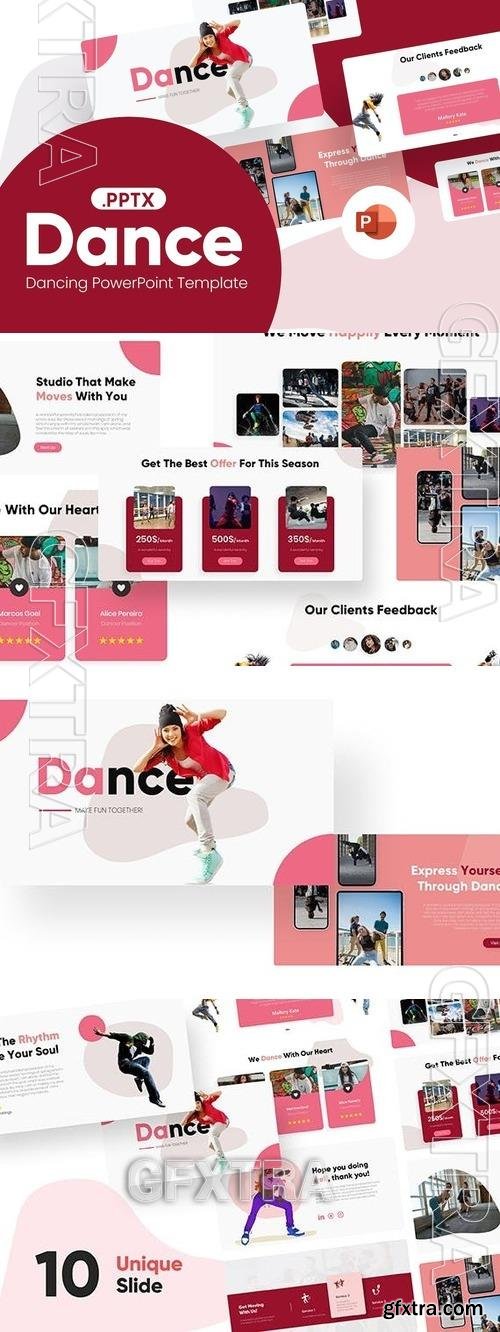 Dance Powerpoint Template QTWHGJJ