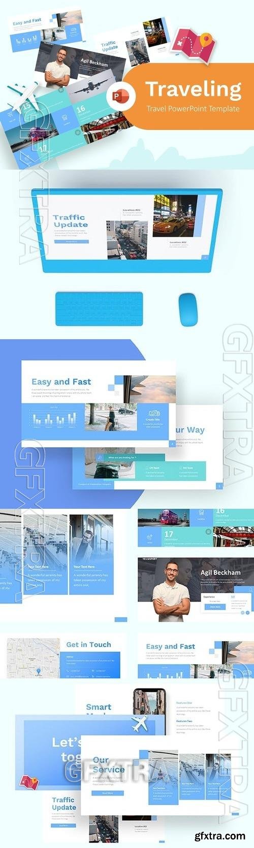 Travelling Powerpoint Template UT8VGJ2