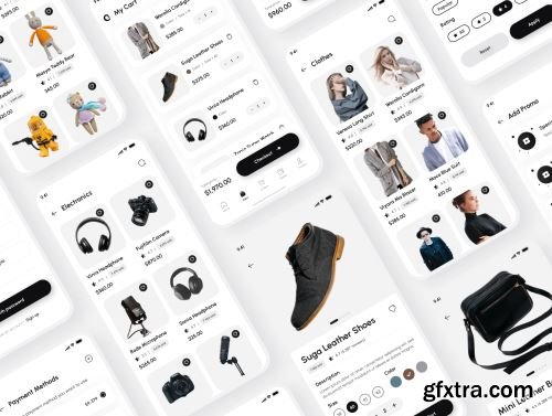 Evira - E-Commerce & Online Shop App UI Kit Ui8.net