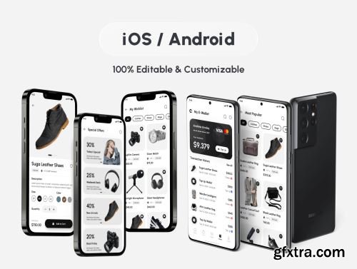 Evira - E-Commerce & Online Shop App UI Kit Ui8.net