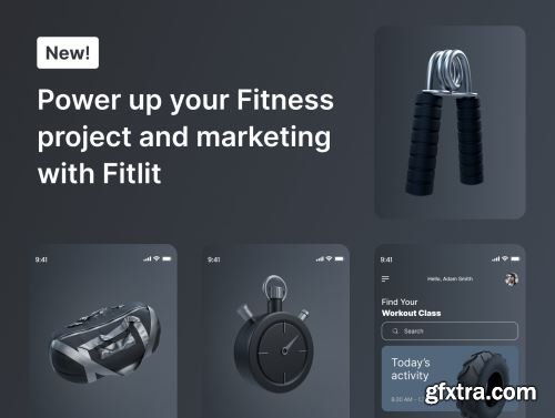 Fitlit 3D | Fitness 3D Models Ui8.net