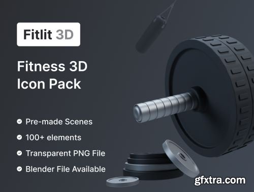 Fitlit 3D | Fitness 3D Models Ui8.net