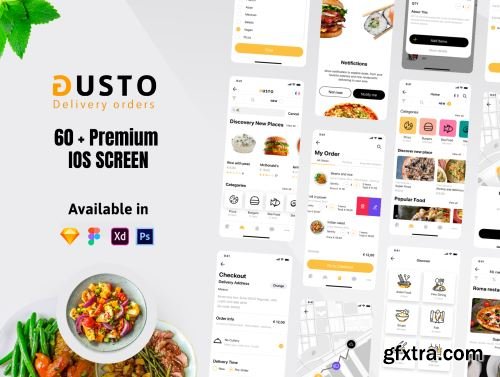 Gusto IOS UI Kit Ui8.net