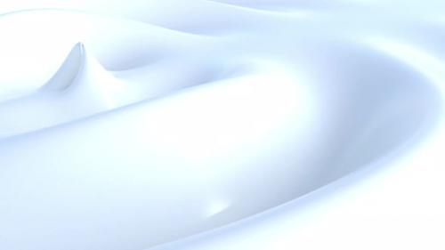 Videohive - Light Blue Cream That Forms Waves Intro Able to Loop Seamless - 48124883 - 48124883