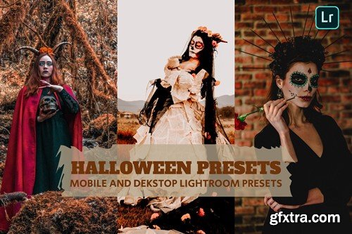 Halloween Prests Lightroom Presets Dekstop Mobile LUVE7RW